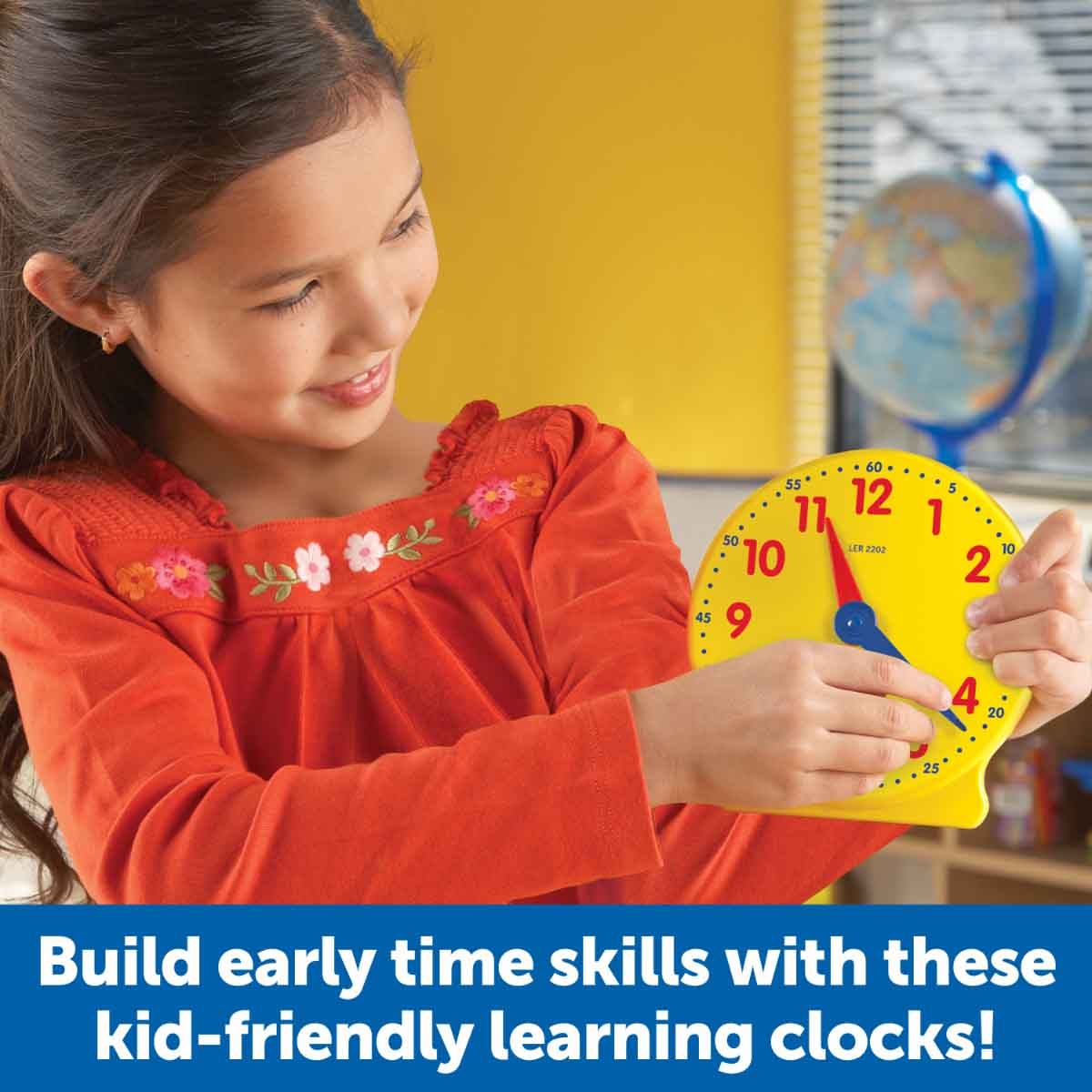 Learning Resources Big Time Classroom Clock Kit Unisex, 5-7 Years