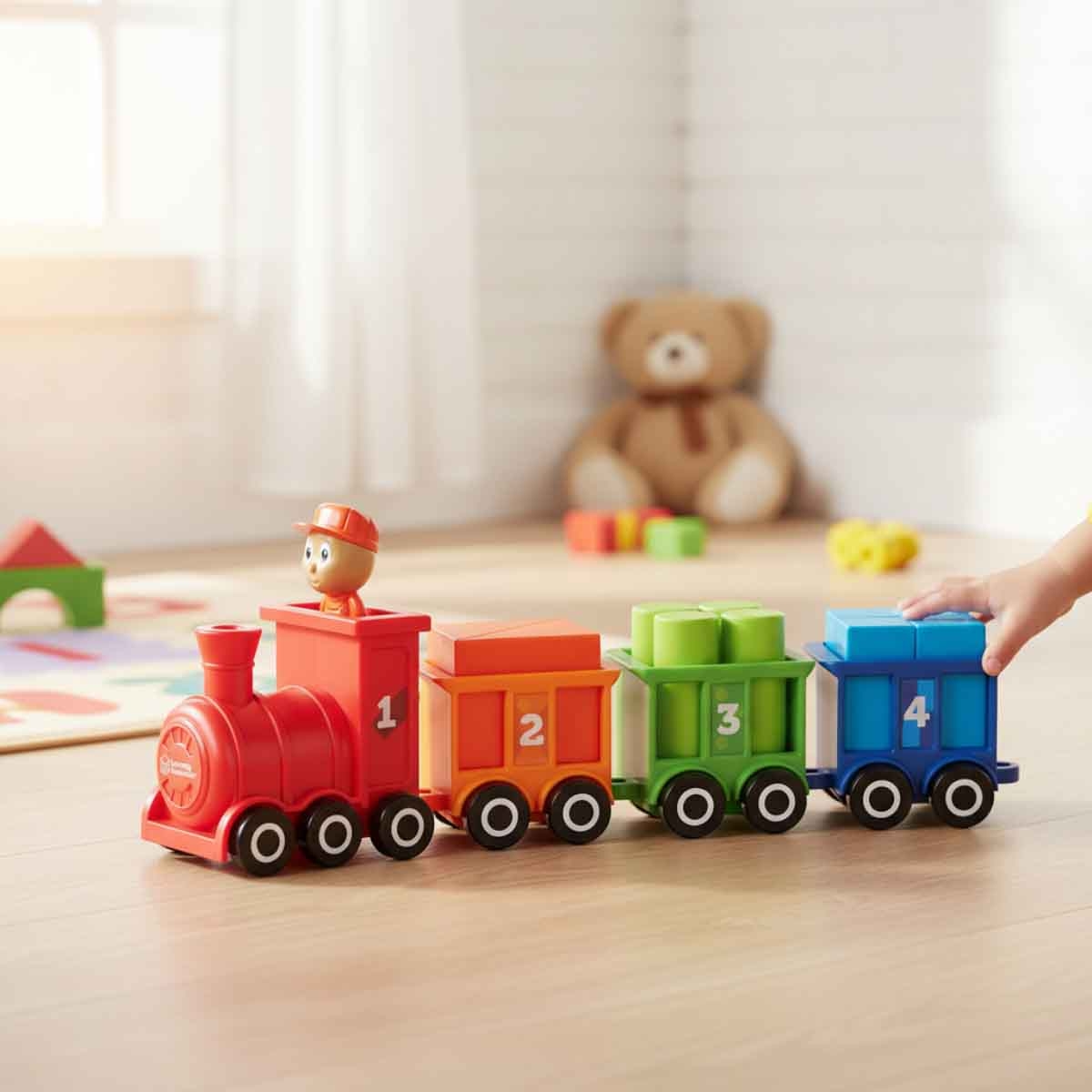 Learning Resources Count & Colour Choo-Choo Unisex, 3-4 Years