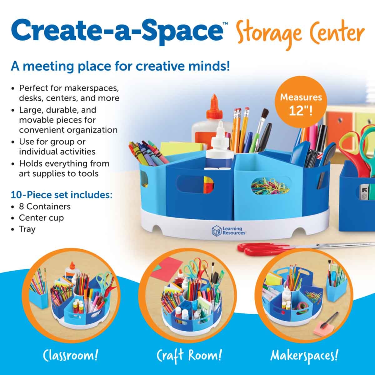 Learning Resources Create-A-Space Storage Centre Unisex, 5-7 Years