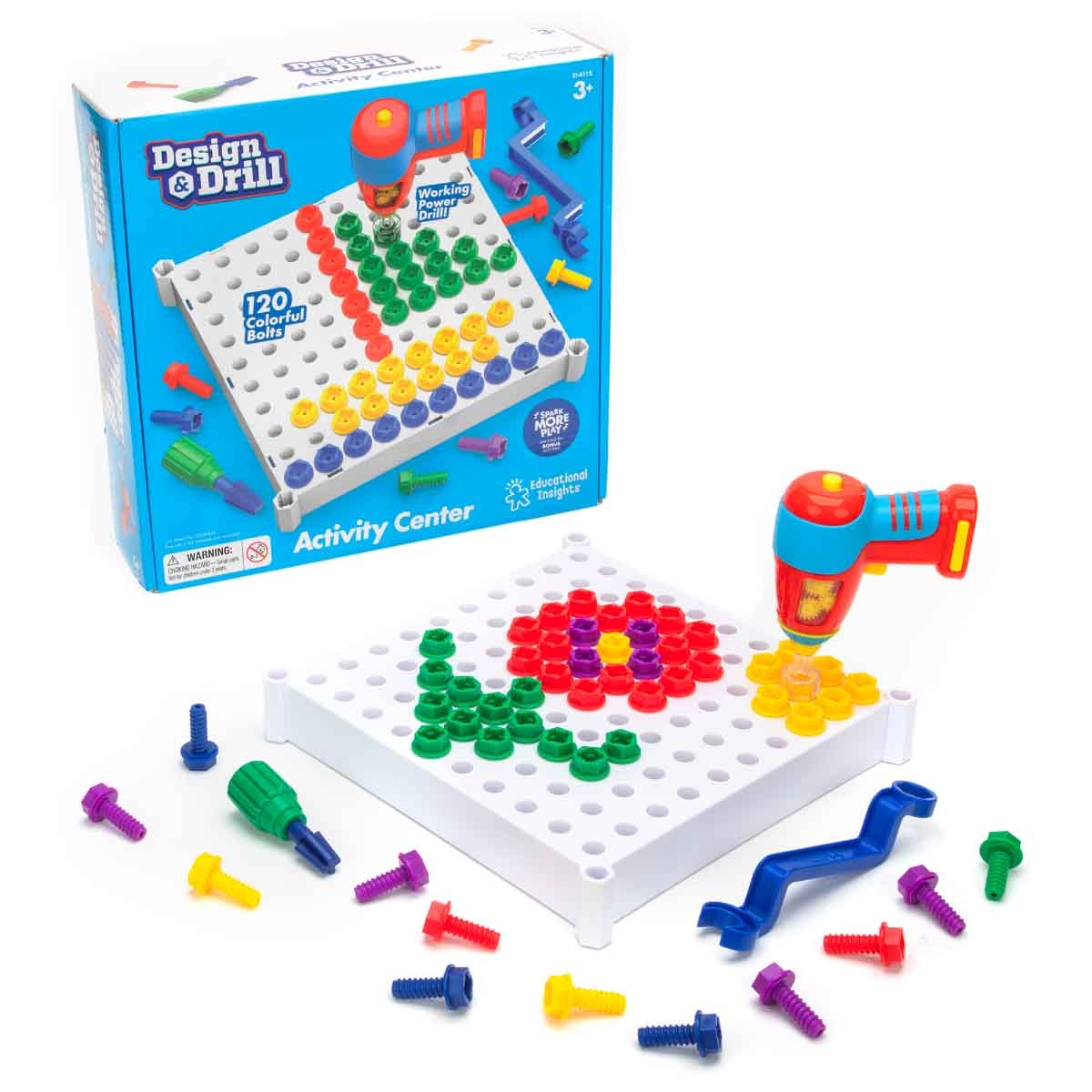 Learning Resources Design & Drill Activity Centre Unisex, 3-4 Years