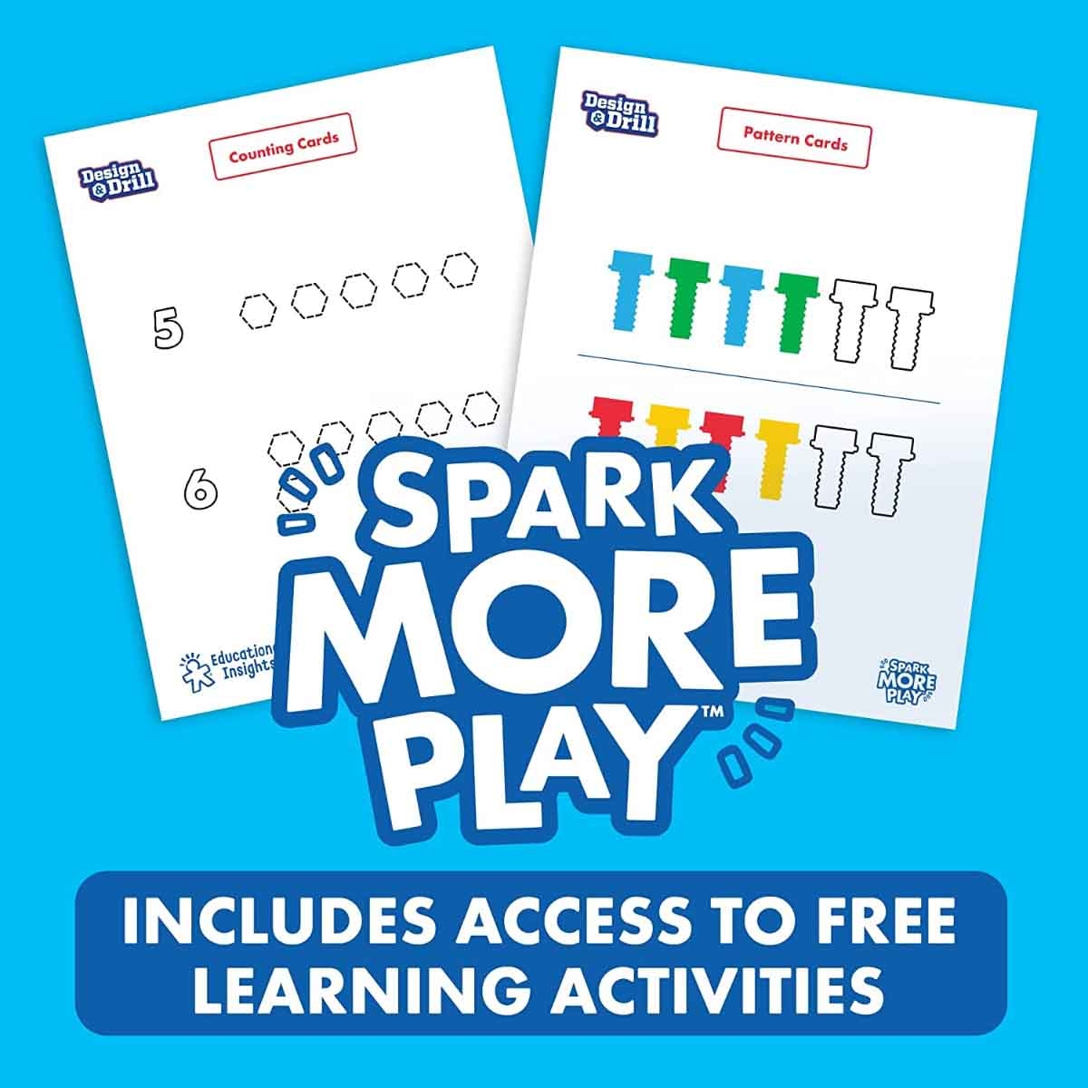 ليرننغ ريسورسز ورشة التروس تصميم وحفر للجنسين، 3-4 سنوات