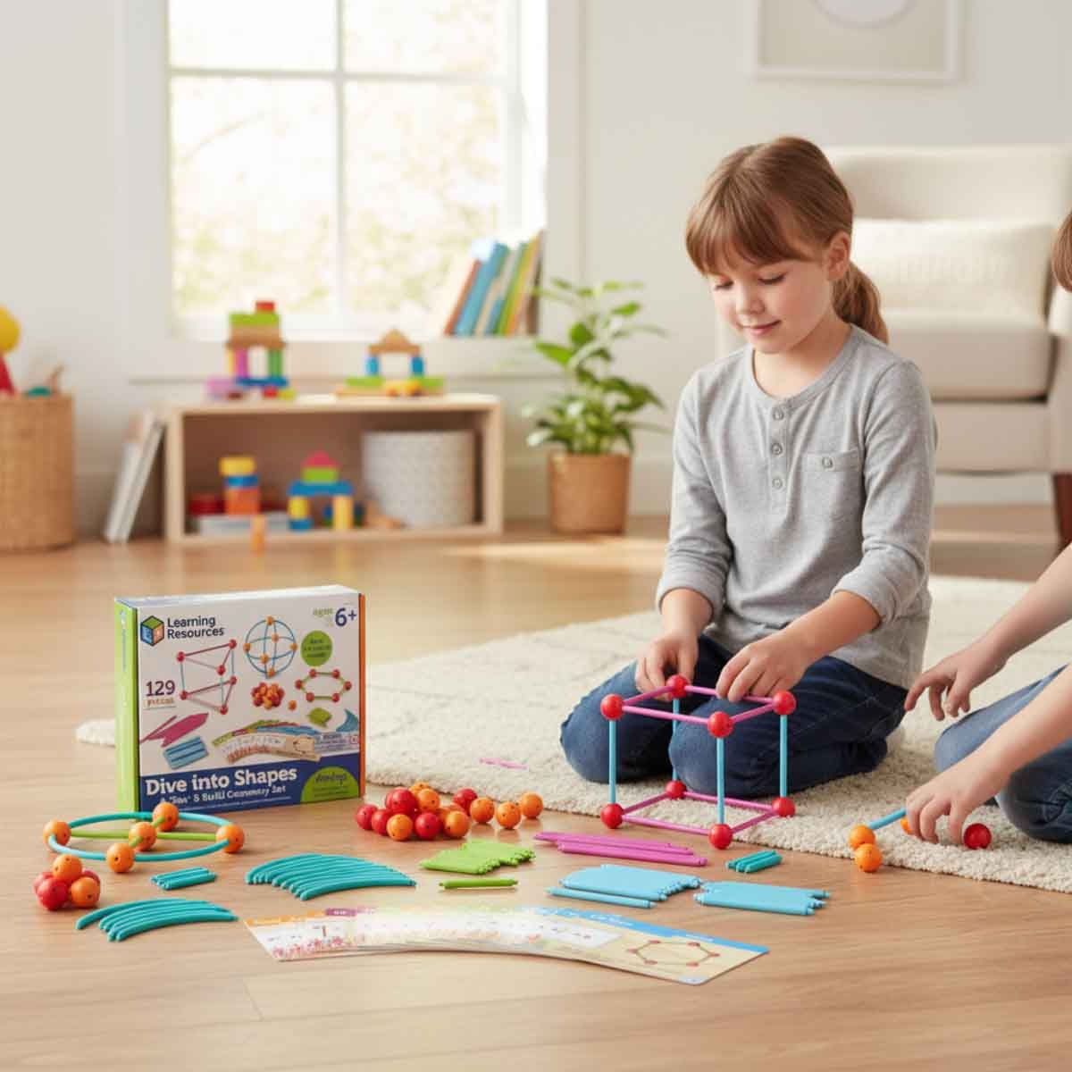 Learning Resources Dive Into Shapes! A Sea And Build Geometry Set Unisex, 5-7 Years