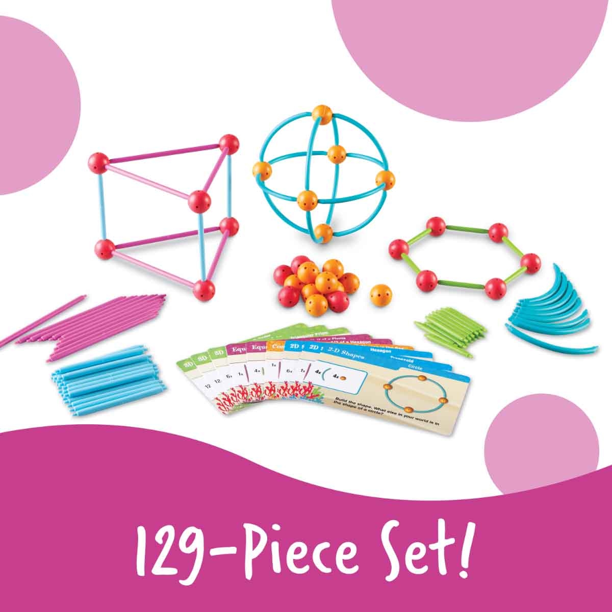Learning Resources Dive Into Shapes! A Sea And Build Geometry Set Unisex, 5-7 Years