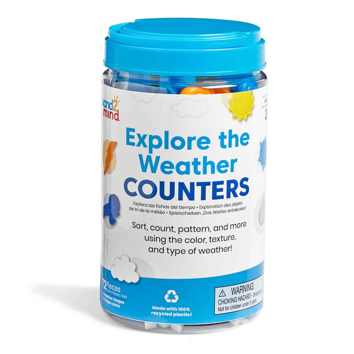 Learning Resources Explore the Weather Counters Unisex, 3-4 Years