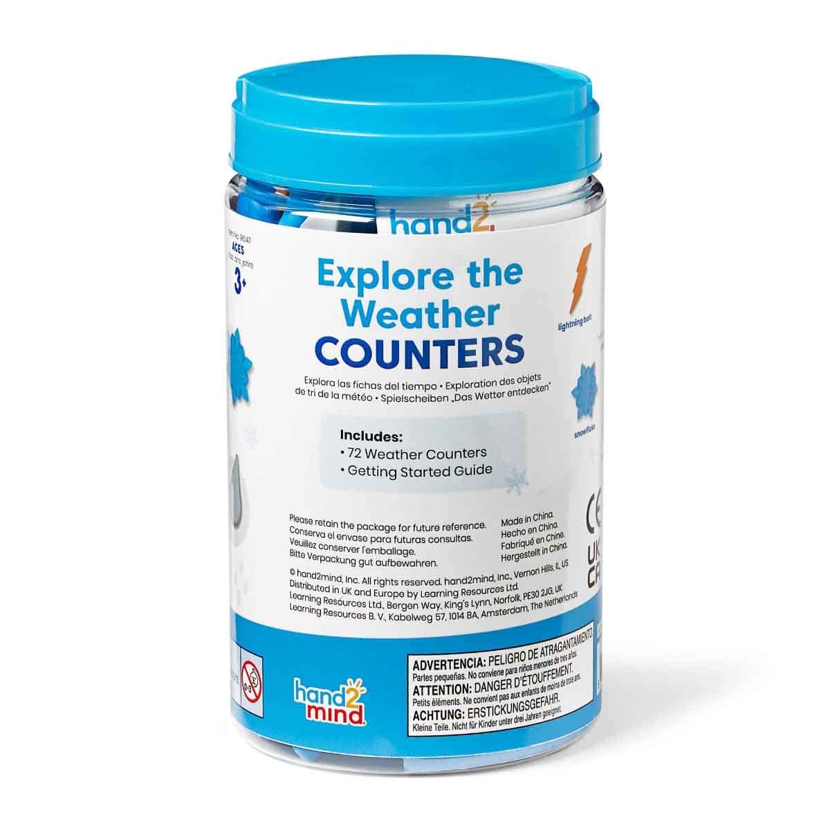 Learning Resources Explore the Weather Counters Unisex, 3-4 Years
