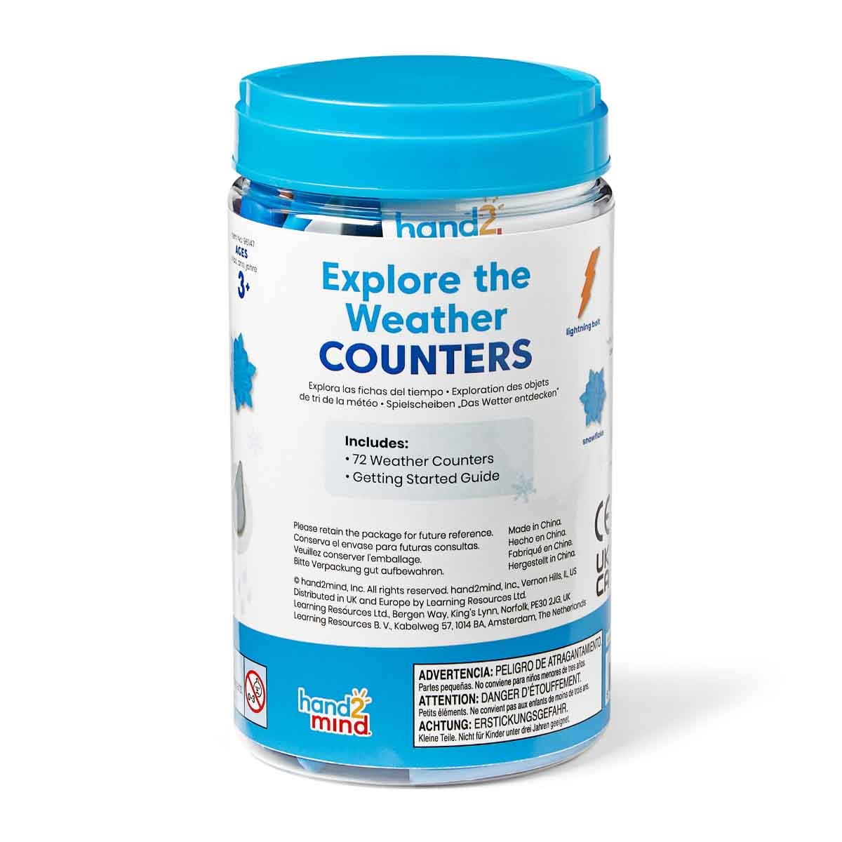 Learning Resources Explore the Weather Counters Unisex, 3-4 Years