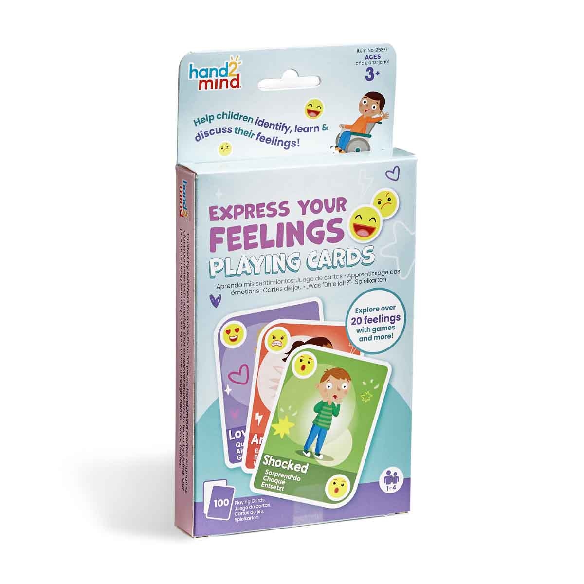 Learning Resources Express Your Feelings Playing Cards Unisex, 3-4 Years