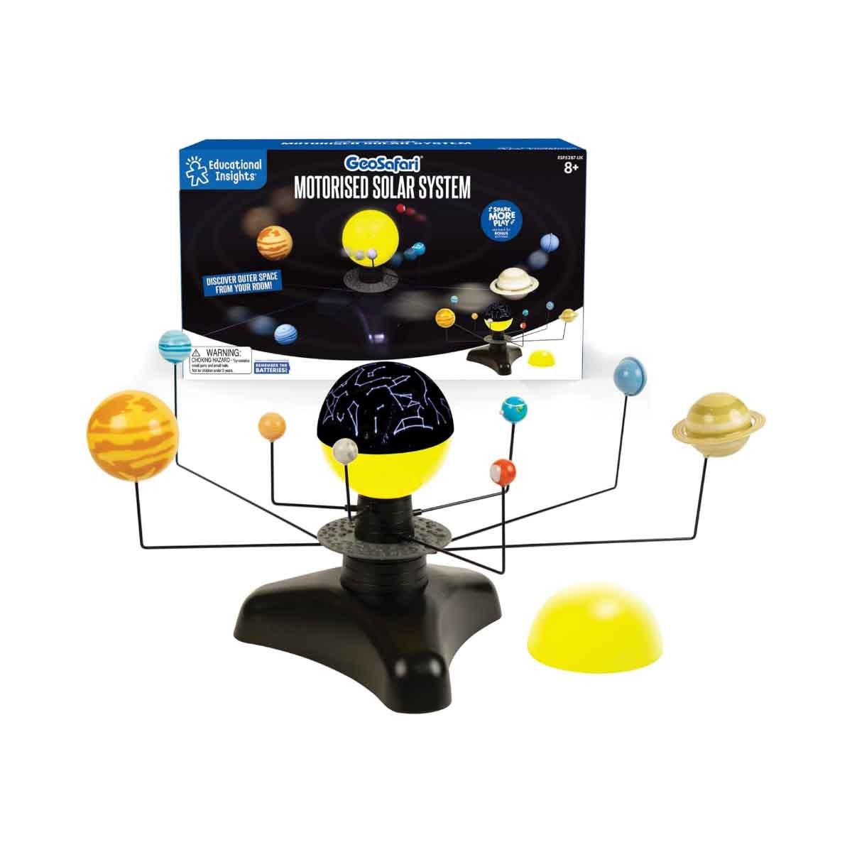 ليرننغ ريسورسز النظام الشمسي المتحرك مع عرض آلي جيو سفاري للجنسين، 8-10 سنوات