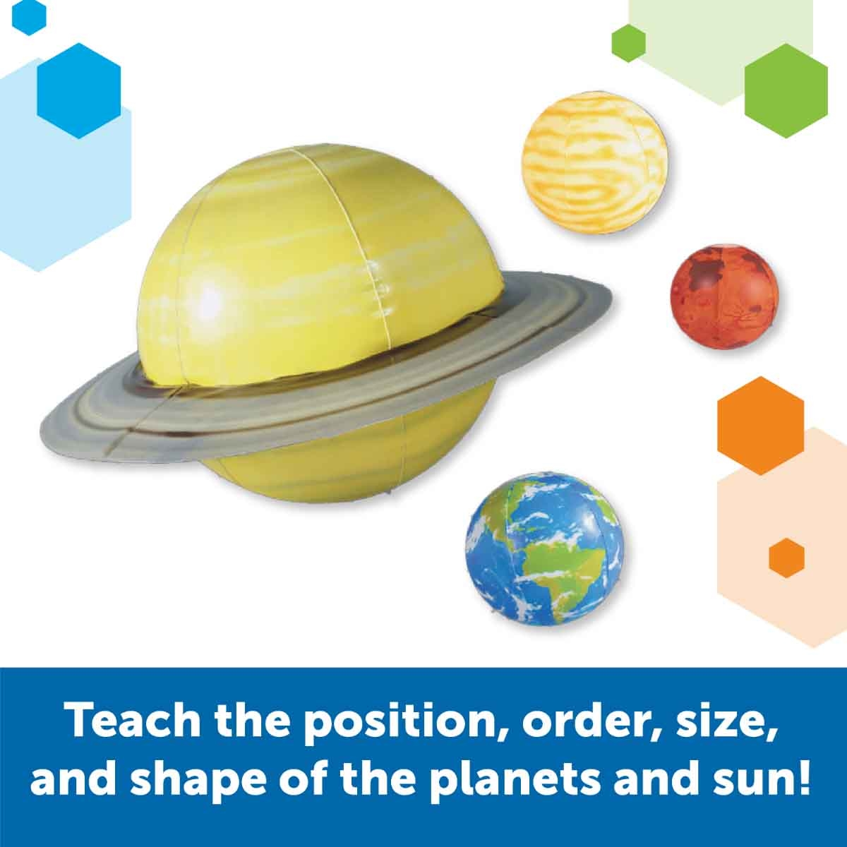 Learning Resources Giant Inflatable Solar System Set Unisex, 5-7 Years