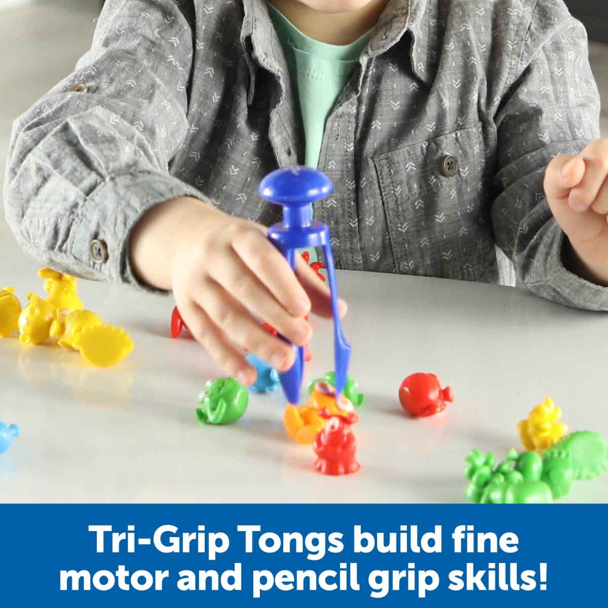 Learning Resources Grab & Sort Fine Motor Alien Counters Unisex, 3-4 Years