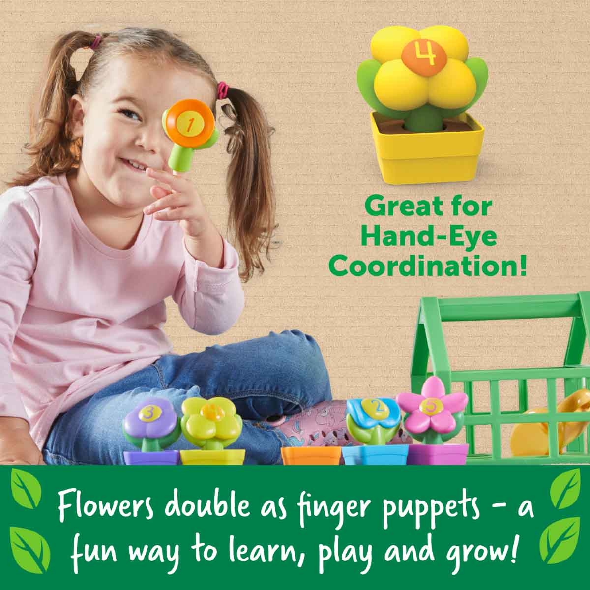Learning Resources Growing Greenhouse Colour & Number Playset Toddler, 0-2 Years