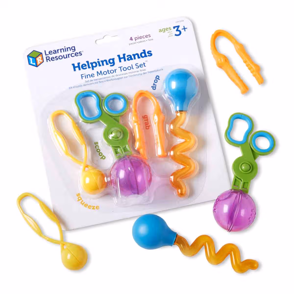 Learning Resources Helping Hands Fine Motor Tool Set Unisex, 3-4 Years