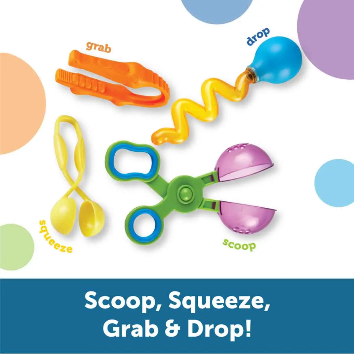 Learning Resources Helping Hands Fine Motor Tool Set Unisex, 3-4 Years