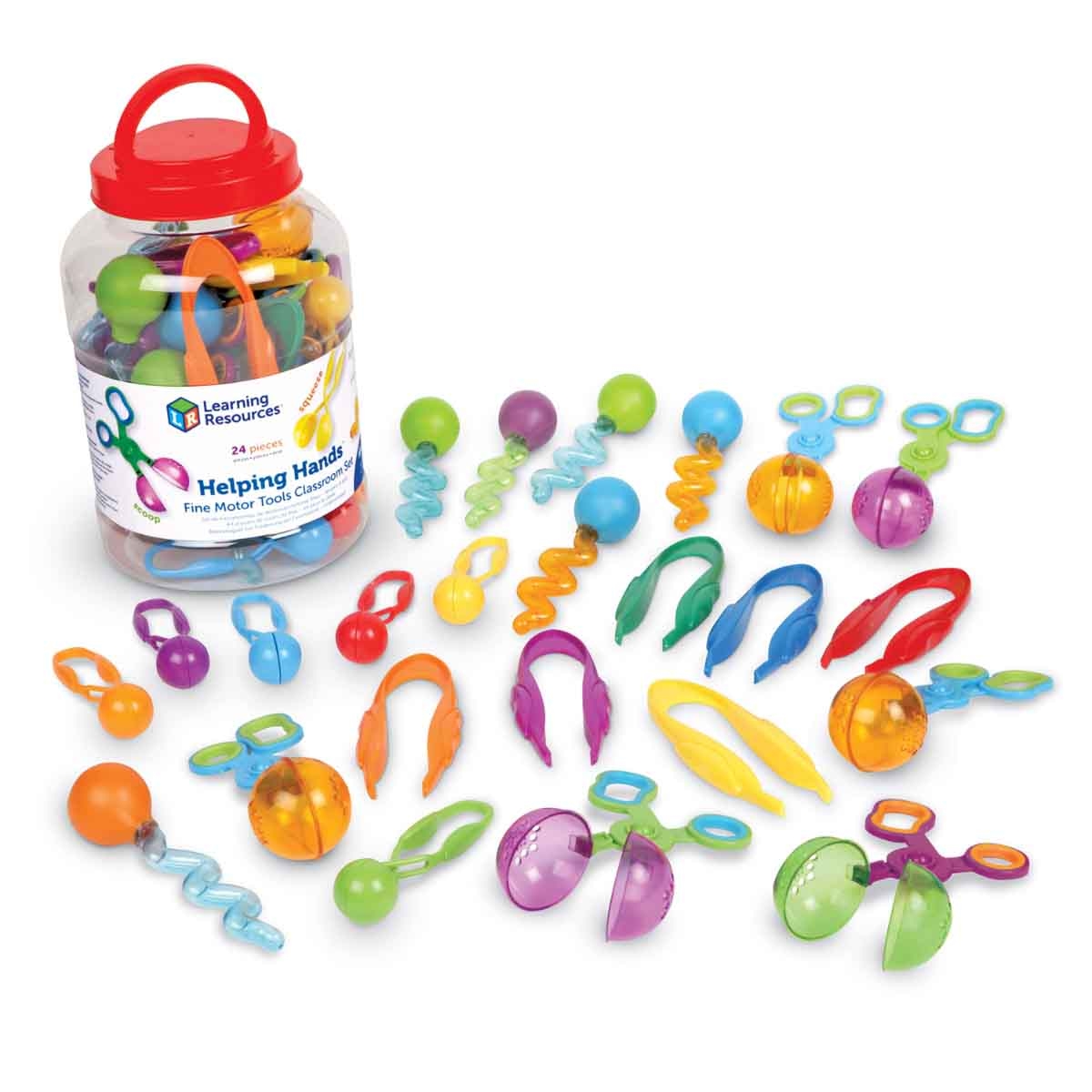 Learning Resources Helping Hands Fine Motor Tools Classroom Set Unisex, 3-4 Years