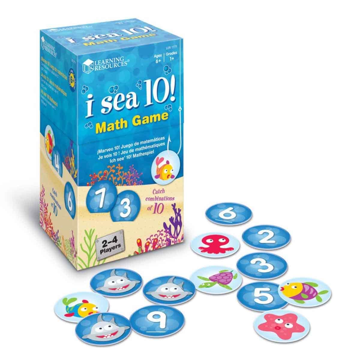 Learning Resources I Sea 10! Math Game Unisex, 5-7 Years