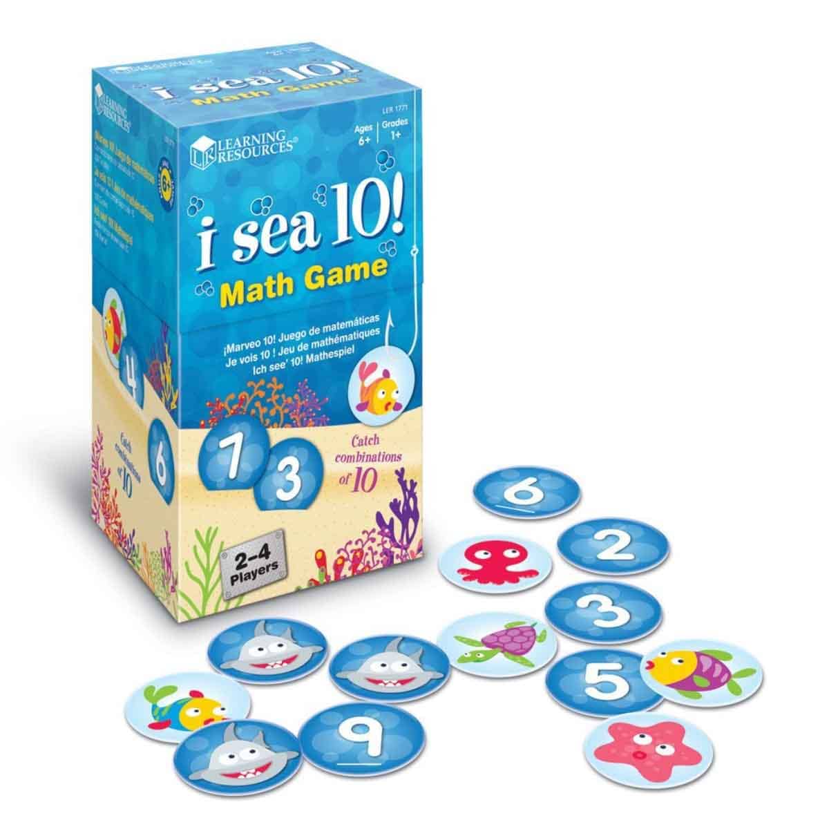 Learning Resources I Sea 10! Math Game Unisex, 5-7 Years