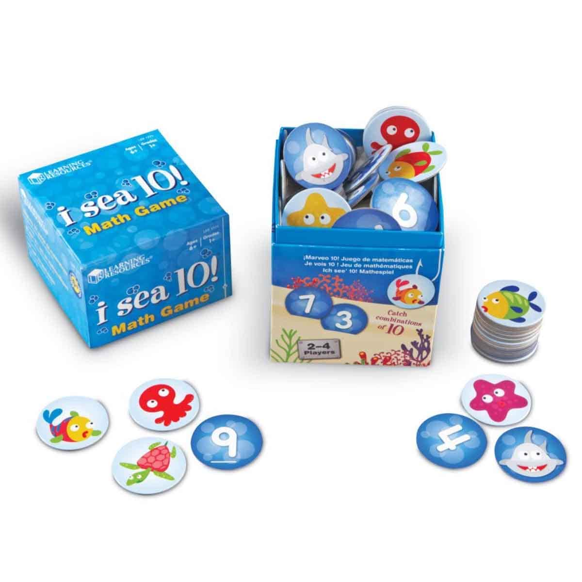 Learning Resources I Sea 10! Math Game Unisex, 5-7 Years