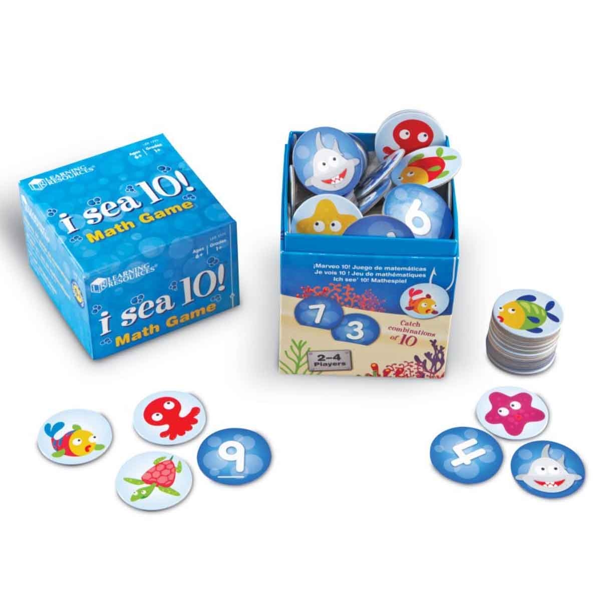 Learning Resources I Sea 10! Math Game Unisex, 5-7 Years