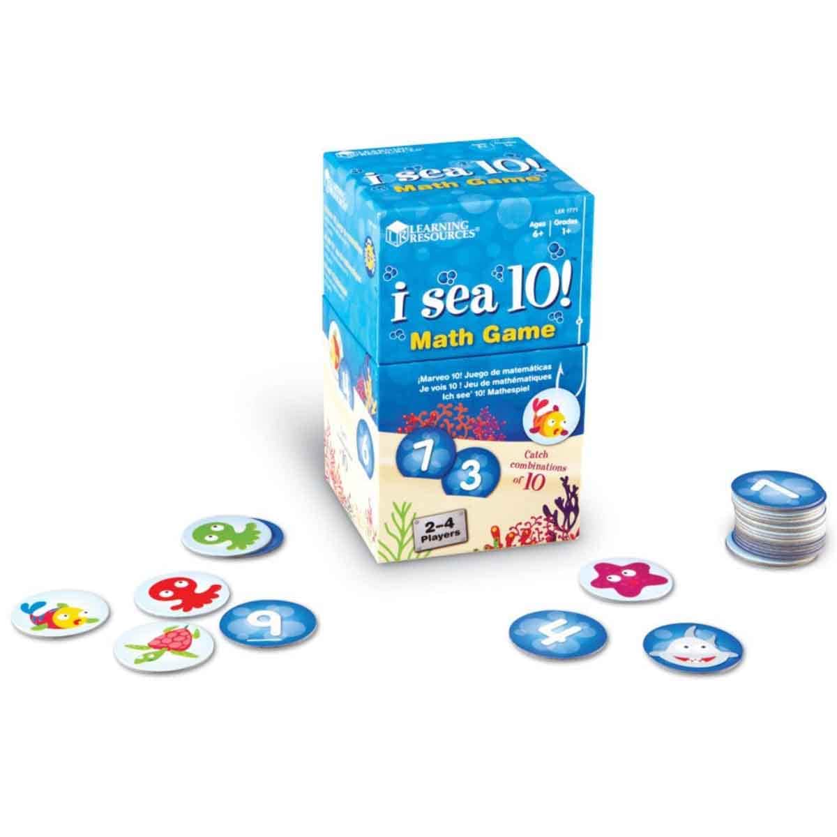 Learning Resources I Sea 10! Math Game Unisex, 5-7 Years