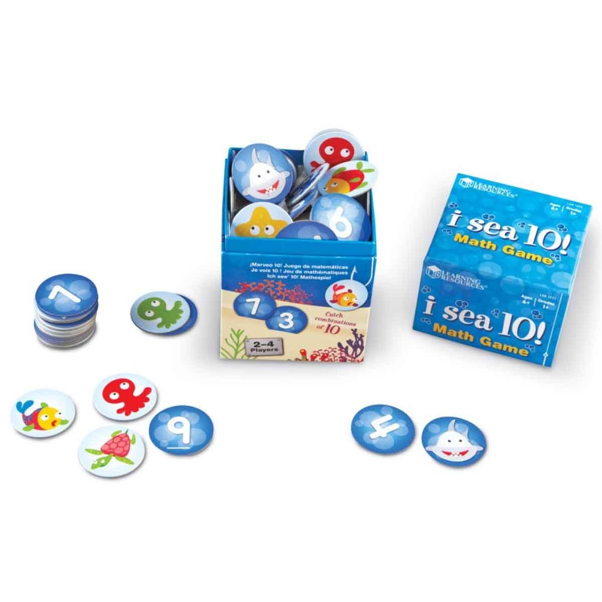 Learning Resources I Sea 10! Math Game Unisex, 5-7 Years