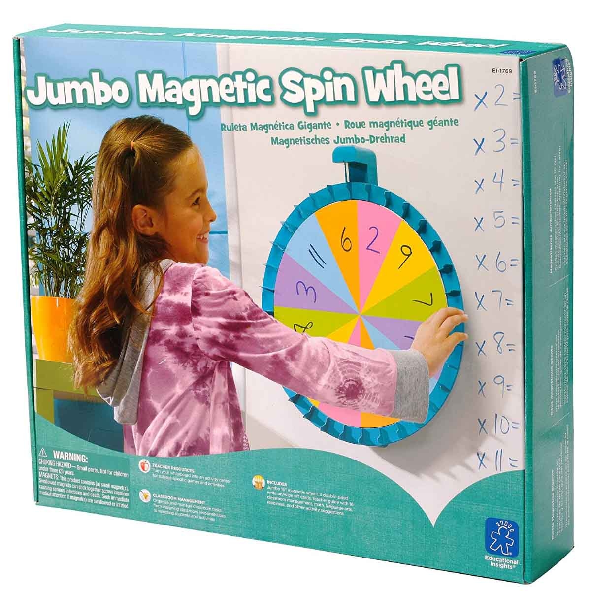 Learning Resources Jumbo Magnetic Spinner Unisex, 3-4 Years