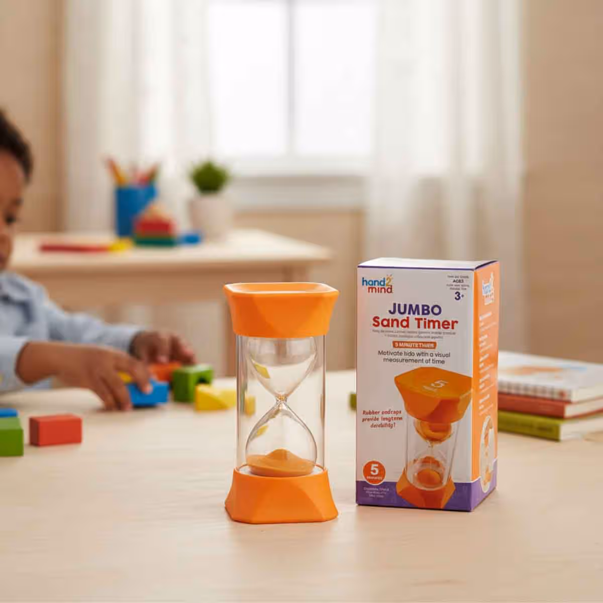 Learning Resources Jumbo Sand Timer Unisex, 3-4 Years