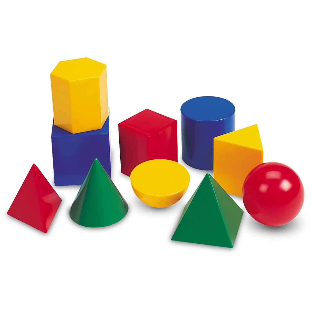 Learning Resources Large Plastic Geometric Shapes Unisex, 5-7 Years