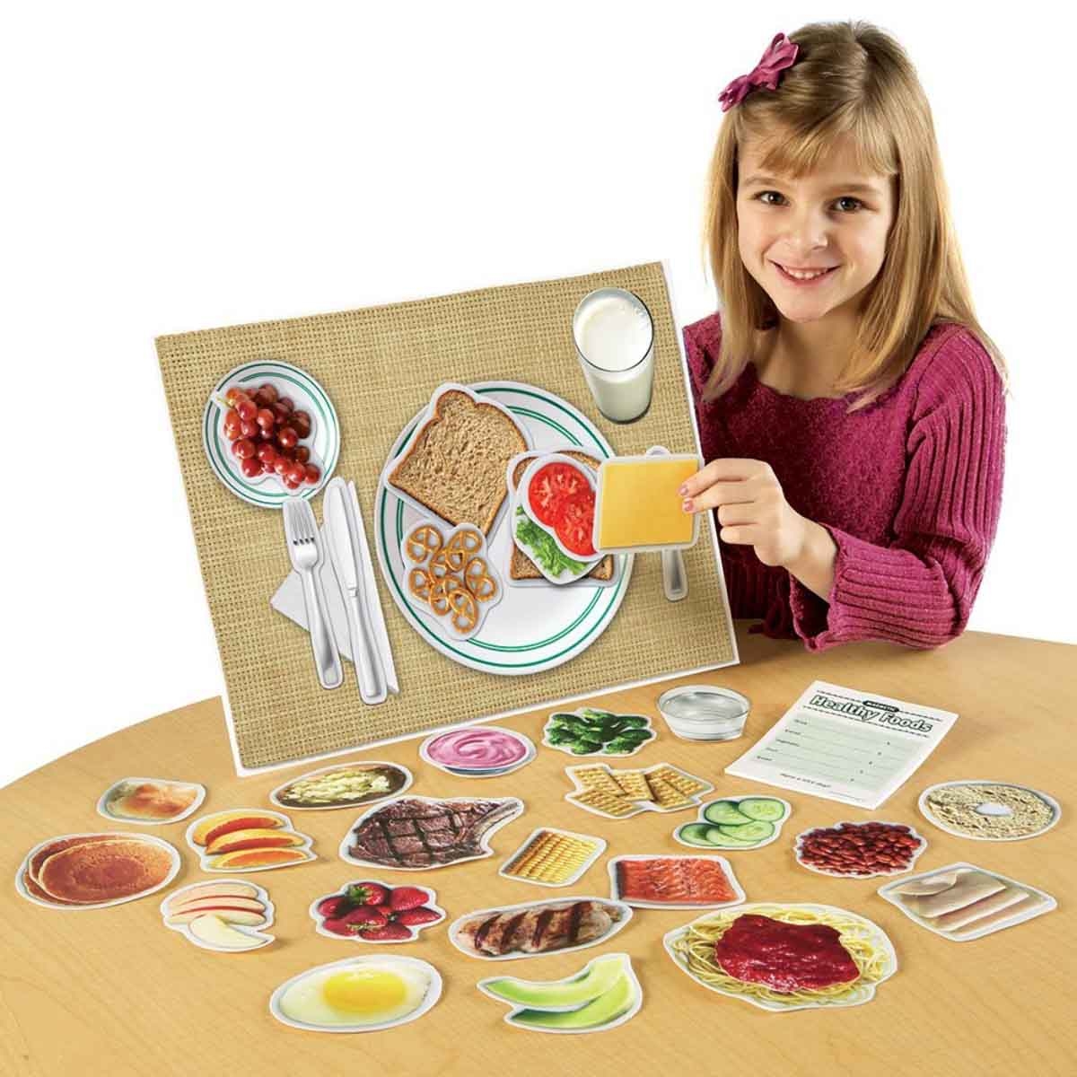 Learning Resources Magnetic Healthy Foods Unisex, 3-4 Years