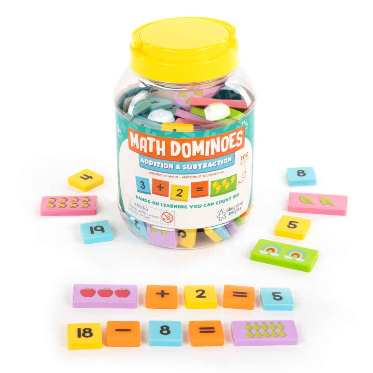 Learning Resources Math Dominoes Addition & Subtraction Unisex, 3-4 Years