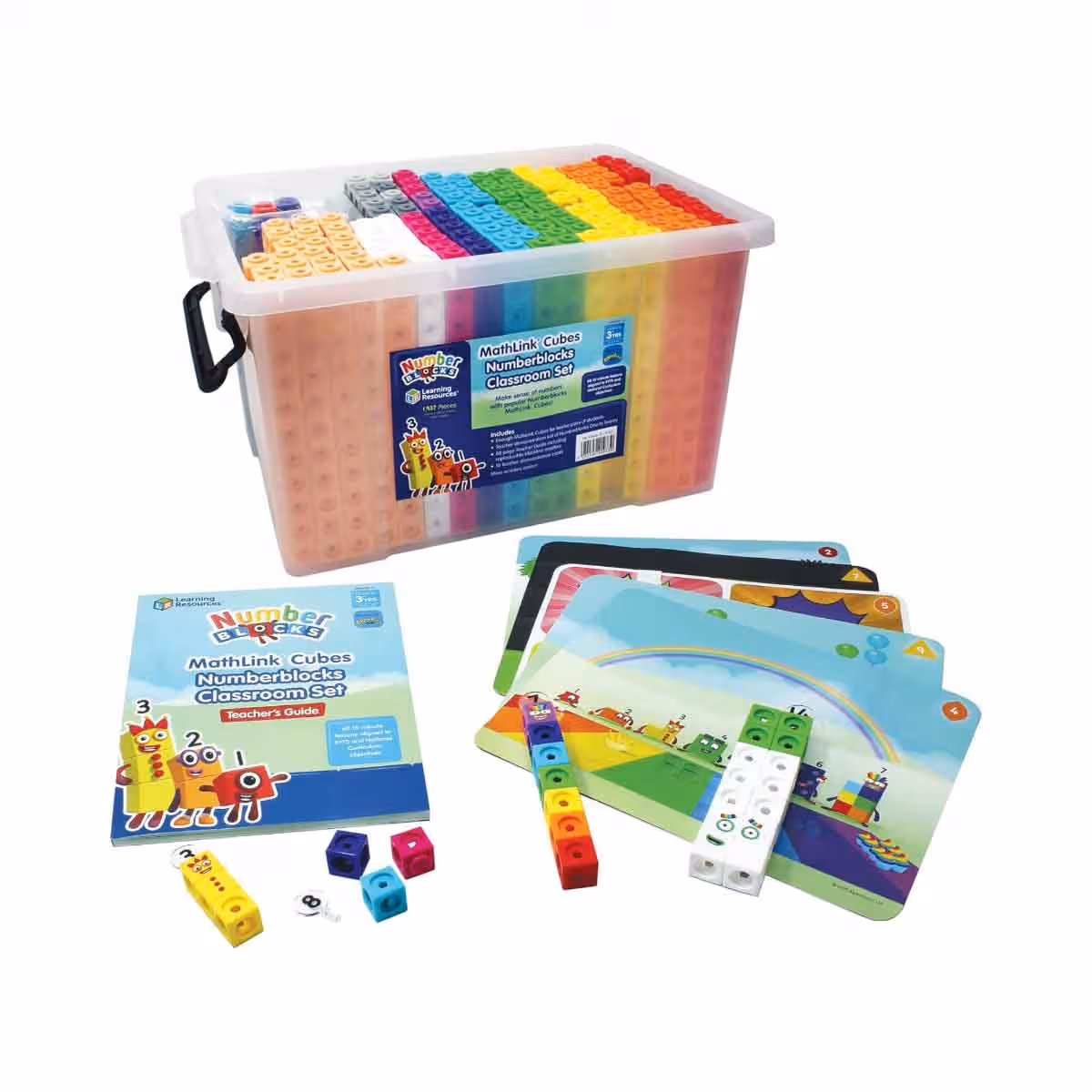 Learning Resources MathLink Cubes Numberblocks Classroom Set Unisex, 3-4 Years