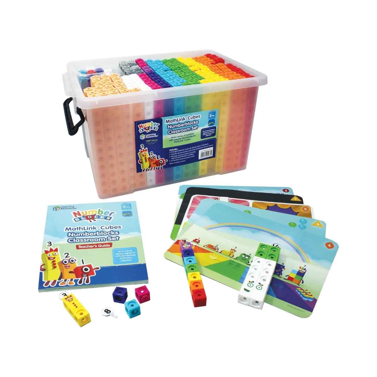 Learning Resources MathLink Cubes Numberblocks Classroom Set Unisex, 3-4 Years