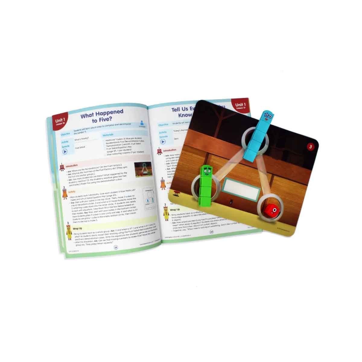 ليرننغ ريسورسز مكعبات ماث لينك نمبر بلوكس مجموعة صفية للجنسين، 3-4 سنوات