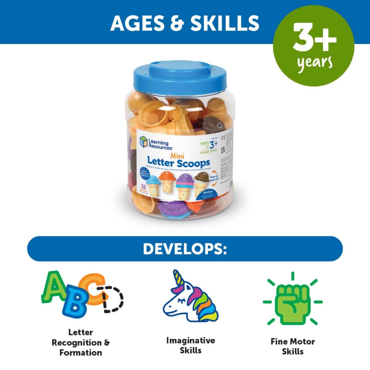 Learning Resources Mini Letter Scopes Unisex, 3-4 Years