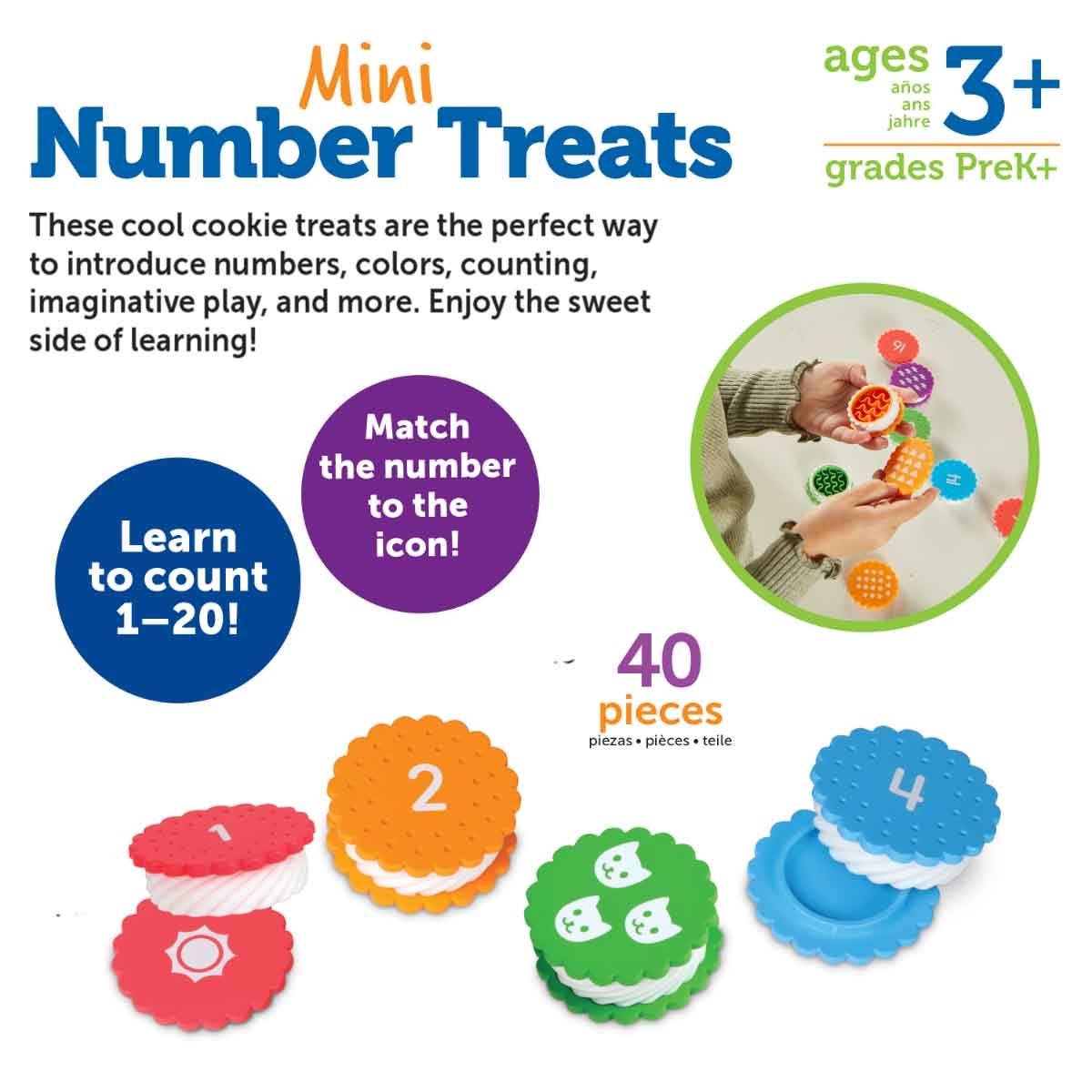 Learning Resources Mini Number Treats Unisex, 3-4 Years