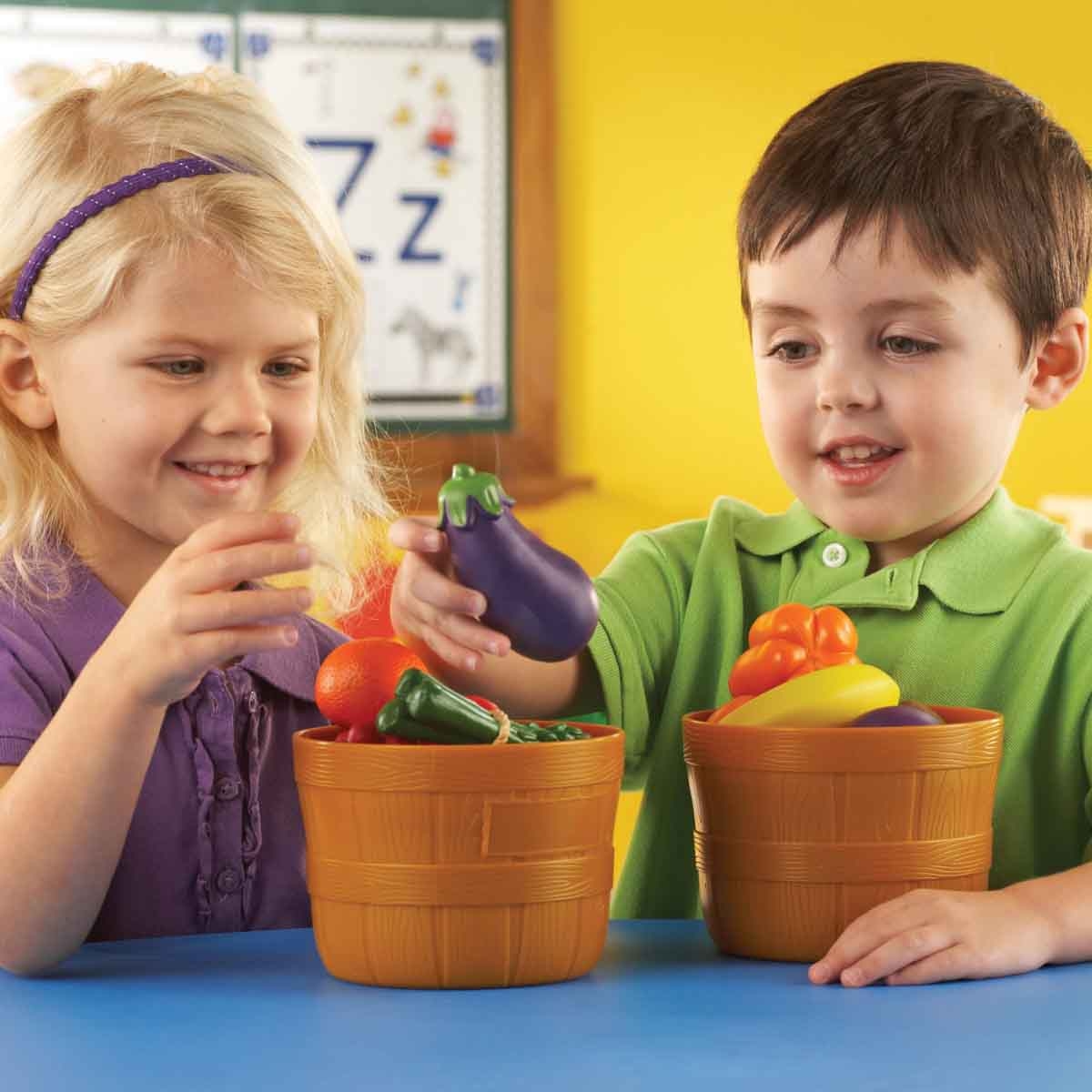 ليرننغ ريسورسز نيو سبراوتس سلة خضروات للأطفال الرضع، 0-2 سنوات