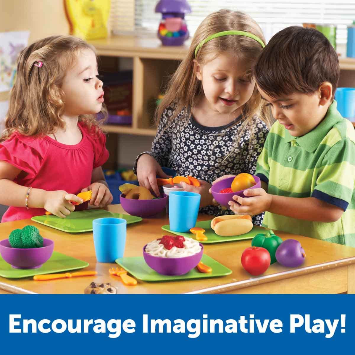 Learning Resources New Sprouts Classroom Play Food Set Toddler, 0-2 Years