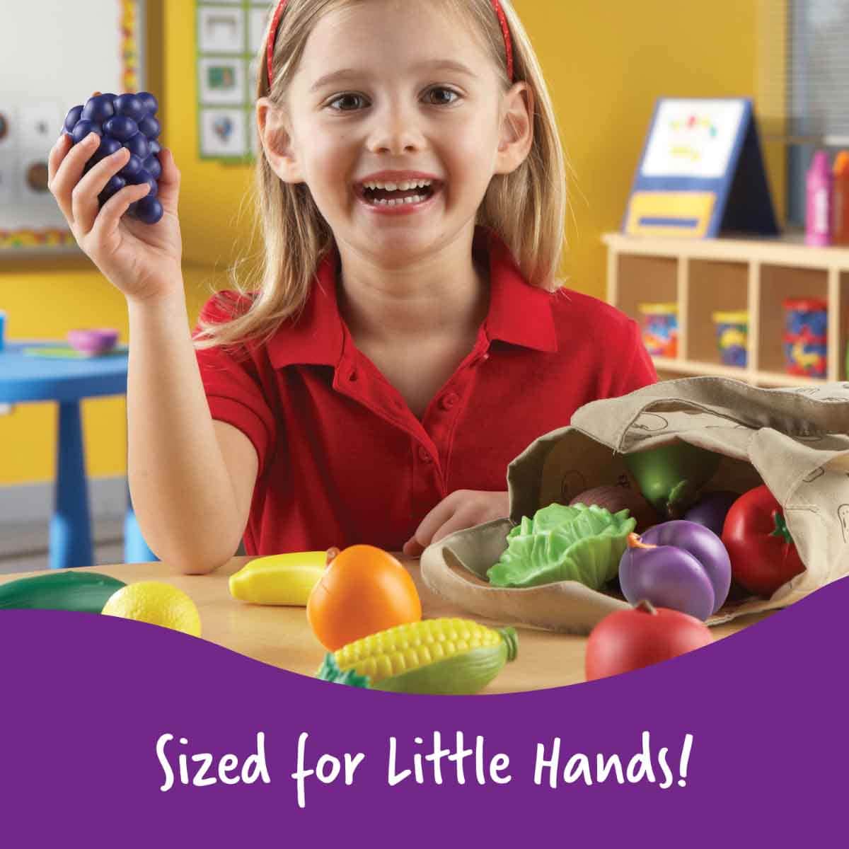 Learning Resources New Sprouts Fruit & Veg Tote Toddler, 0-2 Years