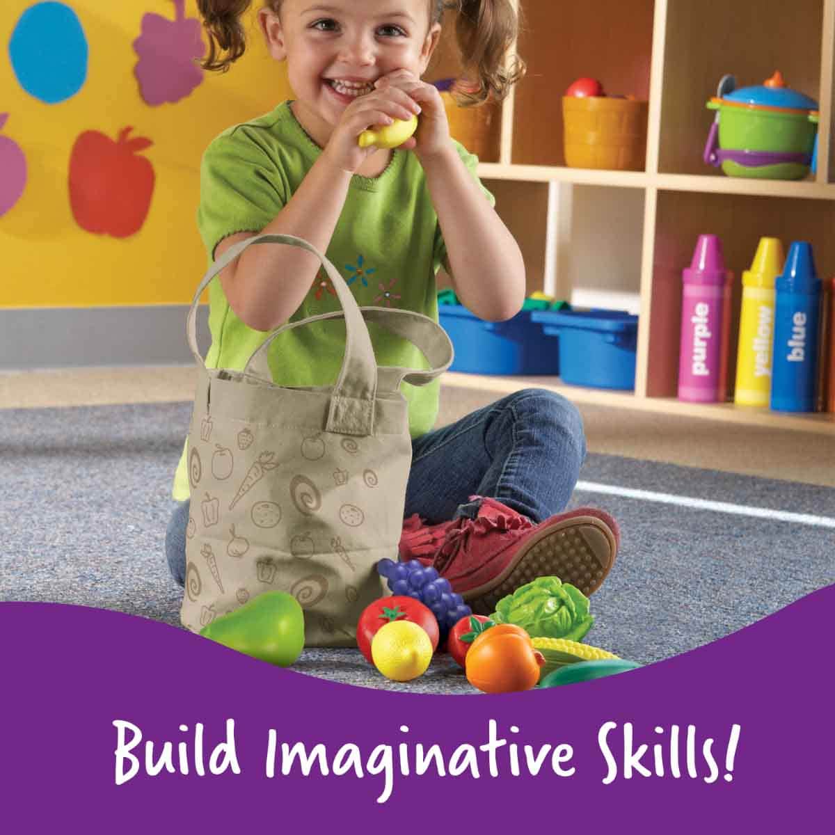 Learning Resources New Sprouts Fruit & Veg Tote Toddler, 0-2 Years