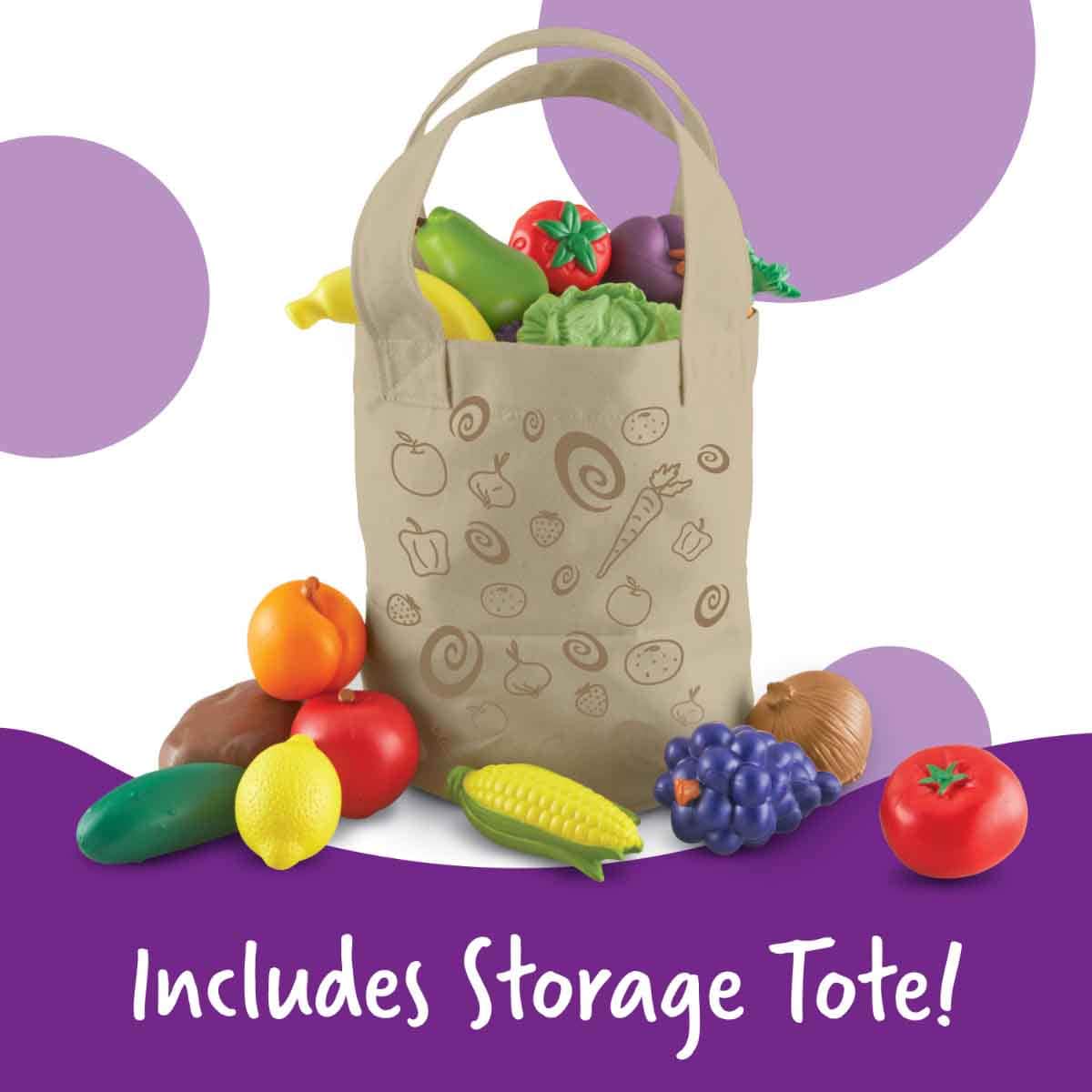 Learning Resources New Sprouts Fruit & Veg Tote Toddler, 0-2 Years