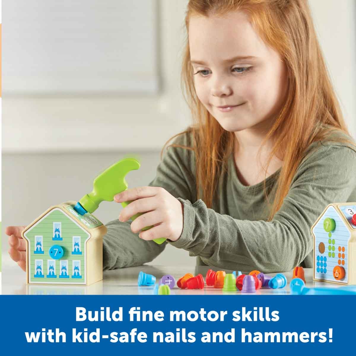 Learning Resources Number Nails! Activity Set Unisex, 3-4 Years