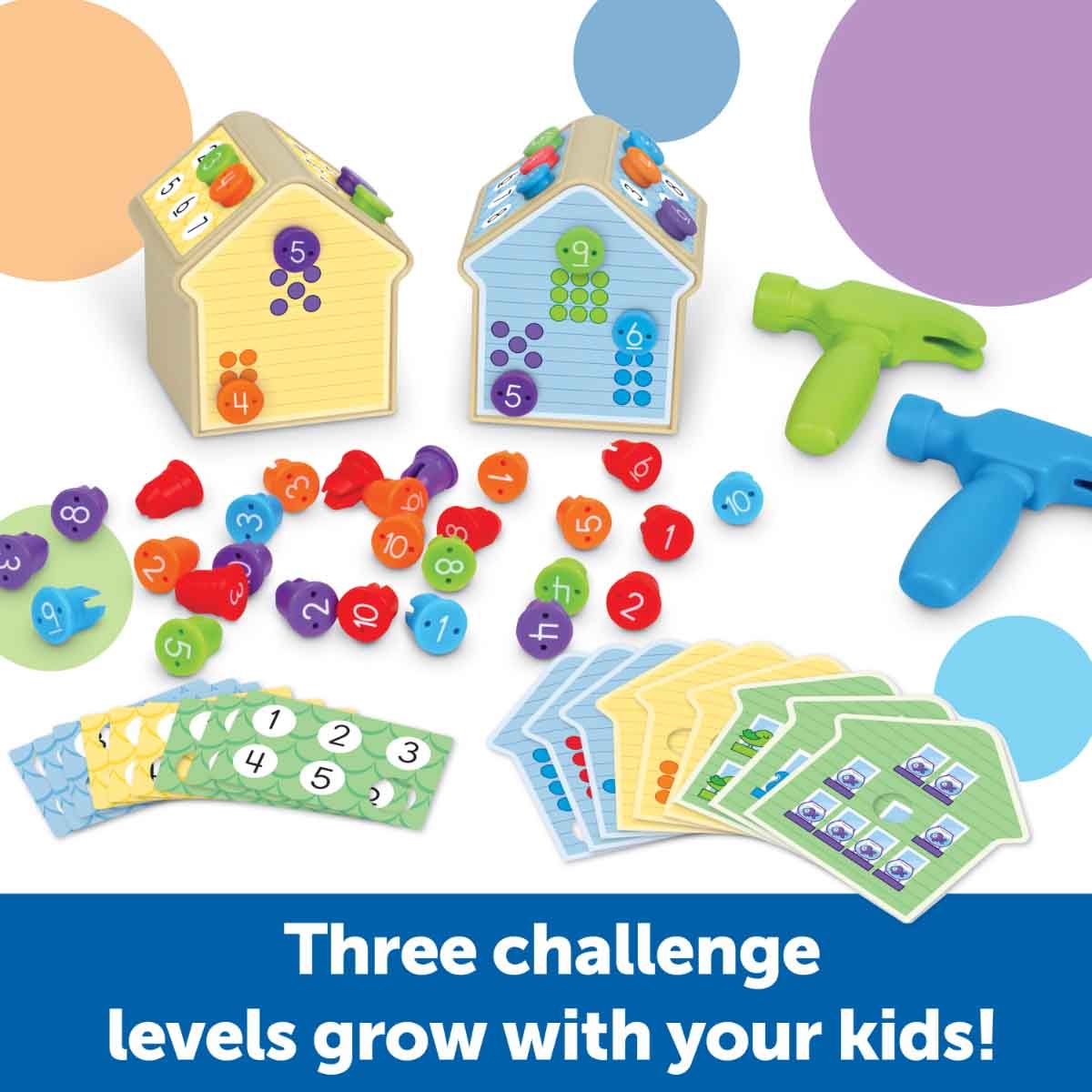 Learning Resources Number Nails! Activity Set Unisex, 3-4 Years