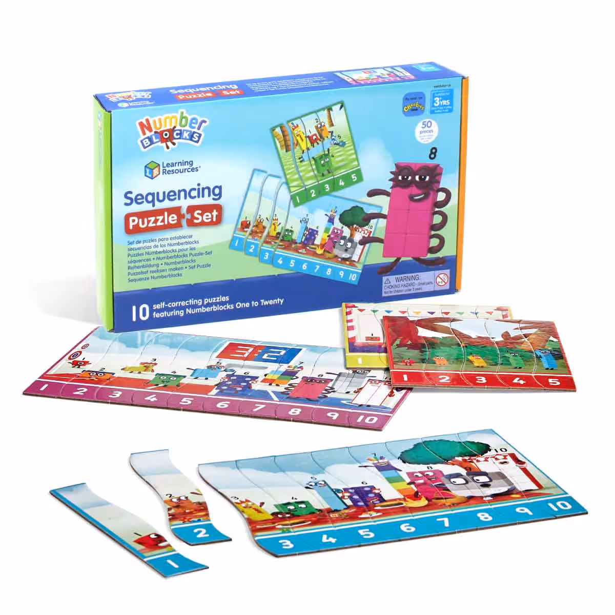 Learning Resources Numberblocks Sequencing Puzzle Unisex, 3-4 Years