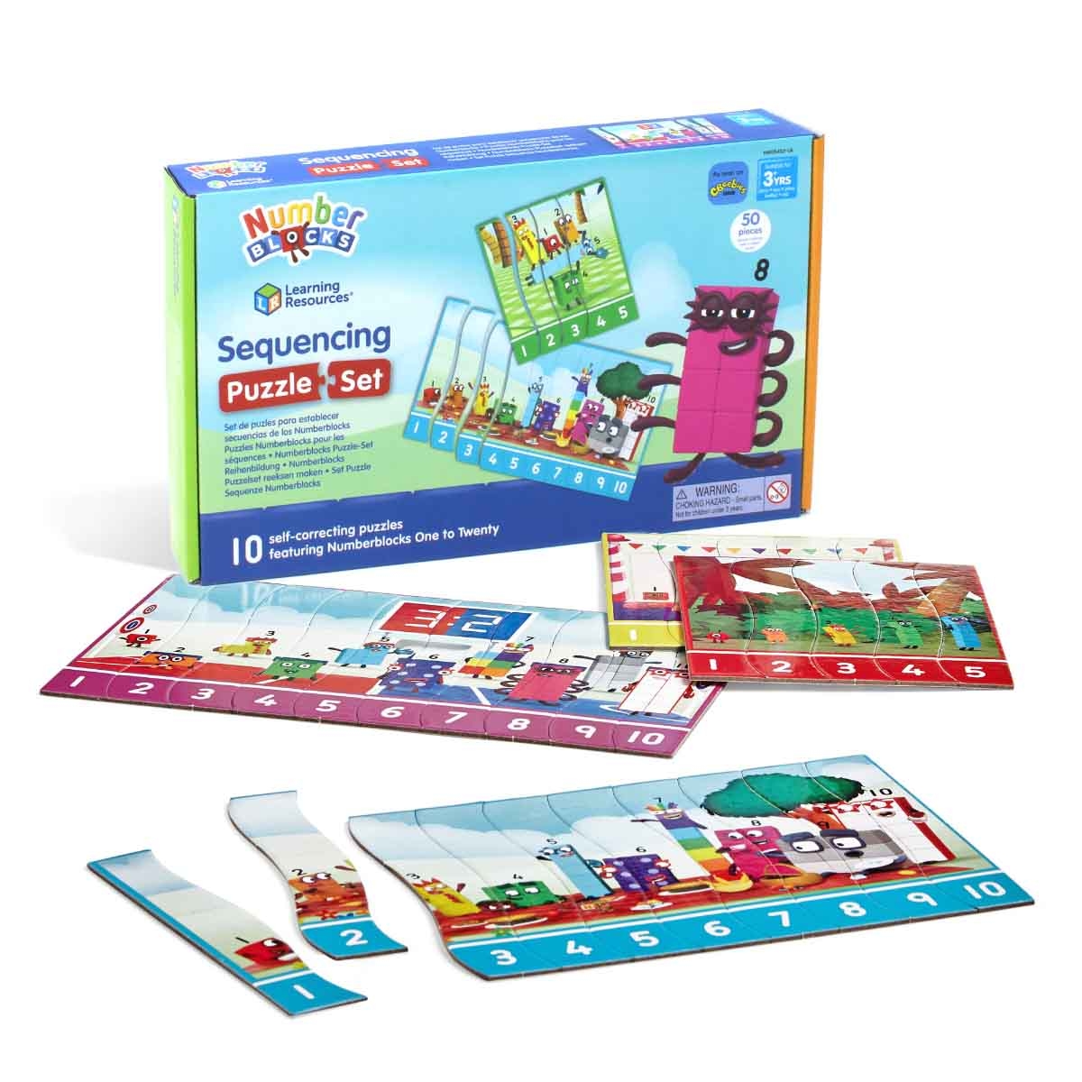 Learning Resources Numberblocks Sequencing Puzzle Unisex, 3-4 Years
