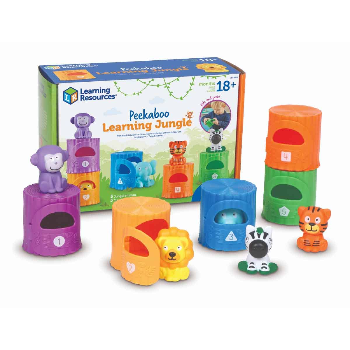 Learning Resources Peekaboo Learning Jungle Toddler, 0-2 Years