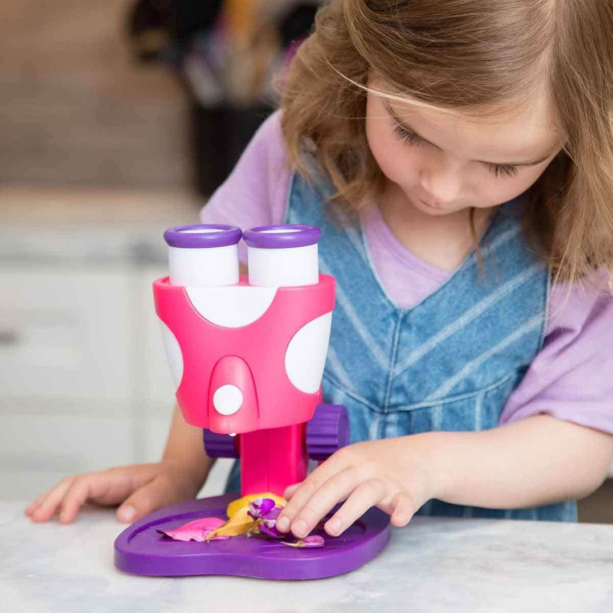 Learning Resources Pink GeoSafari Jr. My First Microscope Unisex, 3-4 Years