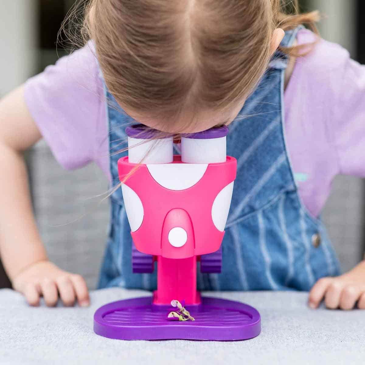 Learning Resources Pink GeoSafari Jr. My First Microscope Unisex, 3-4 Years