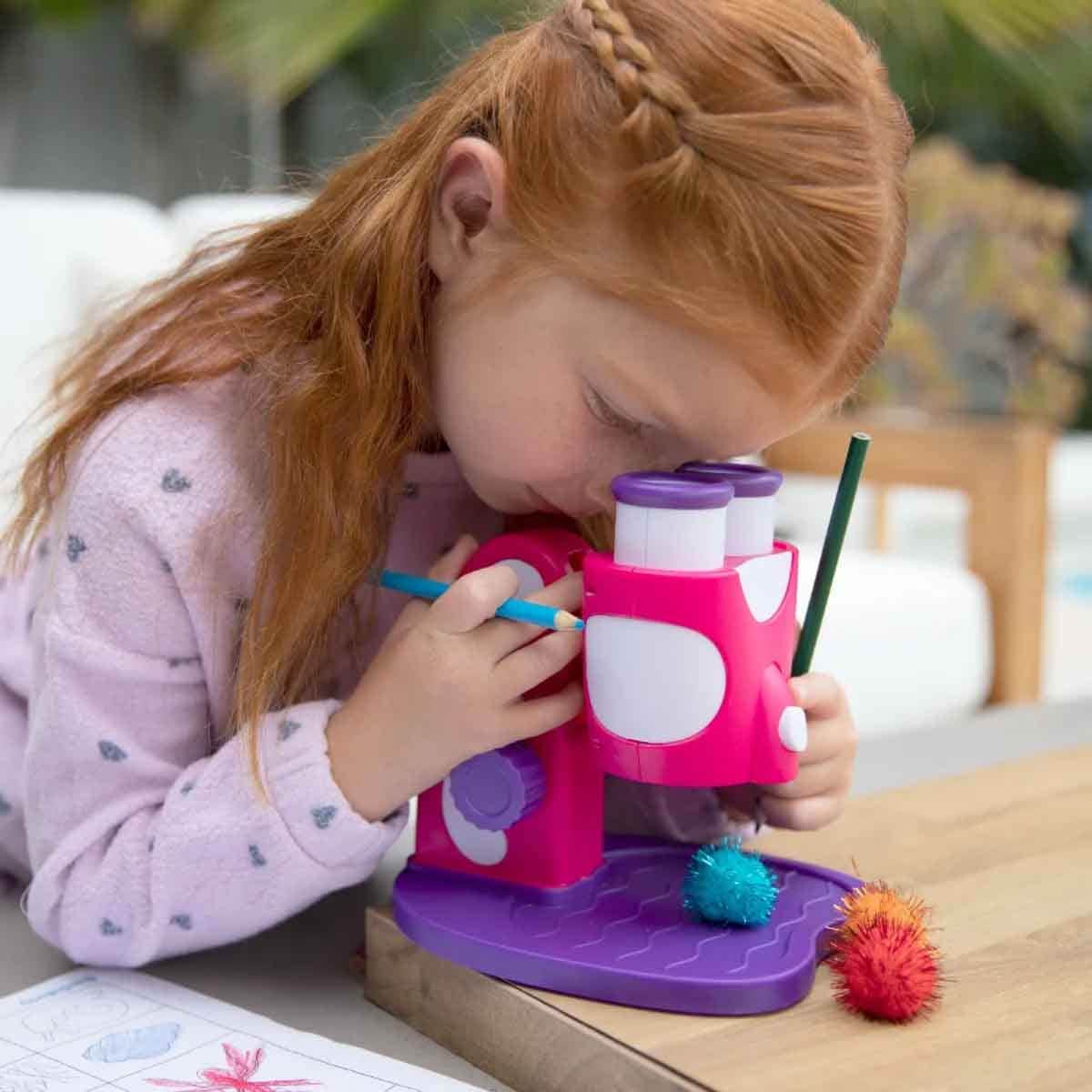 Learning Resources Pink GeoSafari Jr. My First Microscope Unisex, 3-4 Years