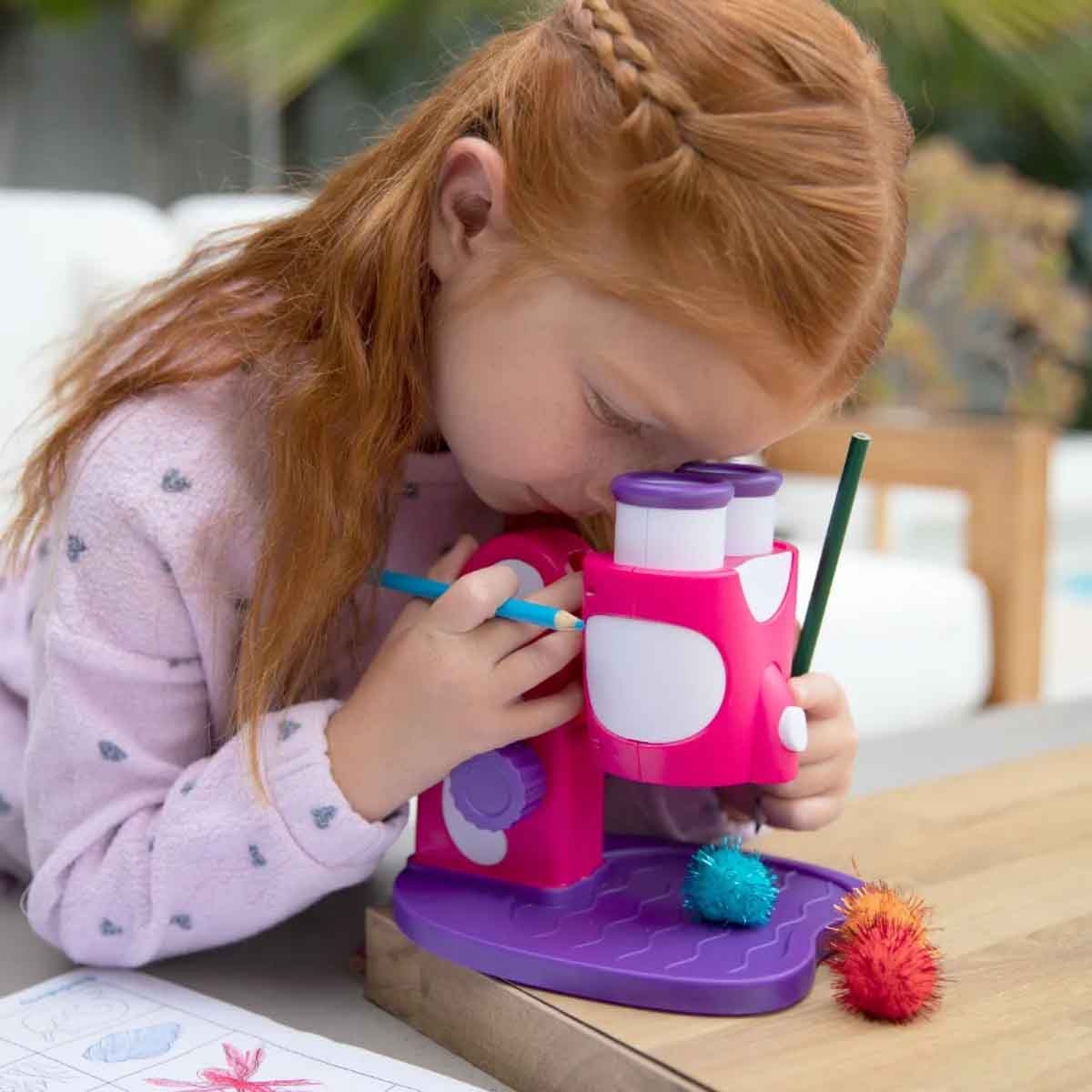 Learning Resources Pink GeoSafari Jr. My First Microscope Unisex, 3-4 Years