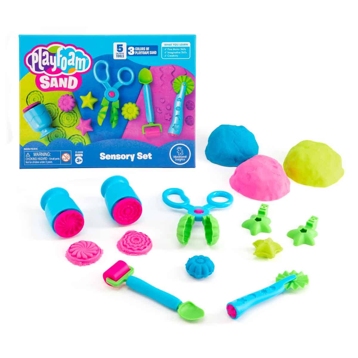 Learning Resources Playfoam Sand Sensory Set Unisex, 3-4 Years