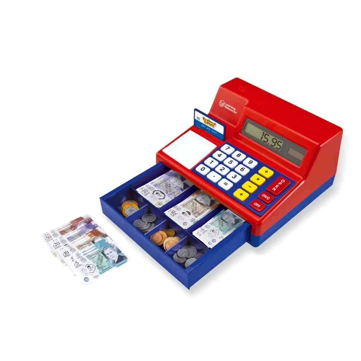 Learning Resources Pretend & Play Calculator Cash Register Unisex, 3-4 Years